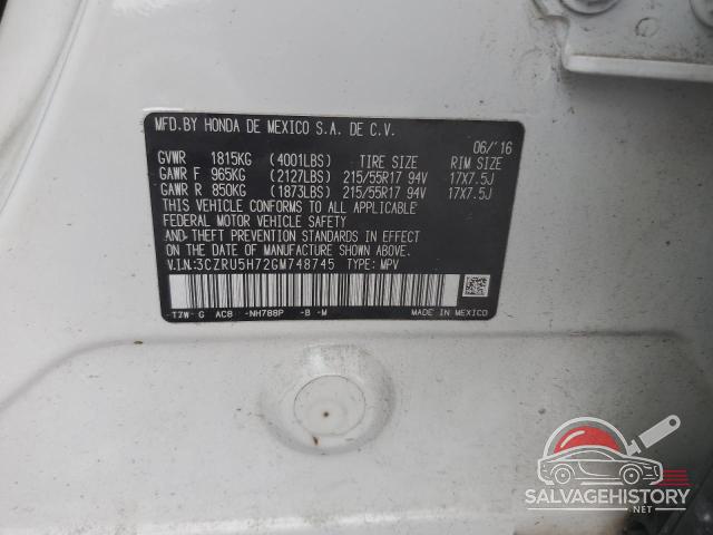 3CZRU5H72GM748745 2016 HONDA HR-V photo no. 13