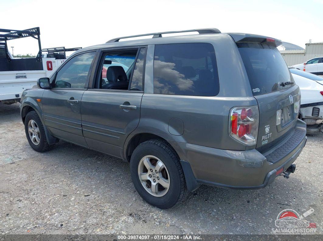 5FNYF28678B002640 2008 HONDA PILOT photo no. 3