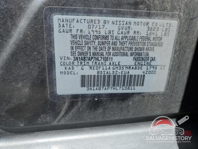 3N1AB7AP7HL710811 2017 NISSAN SENTRA photo no. 12
