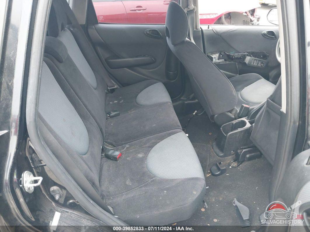 JHMGD37438S028709 2008 HONDA FIT photo no. 8