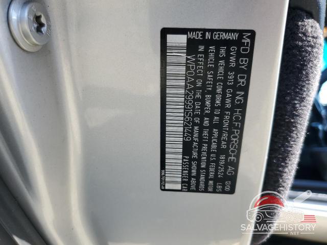 WP0AA29991S621449 2001 PORSCHE 911 photo no. 12