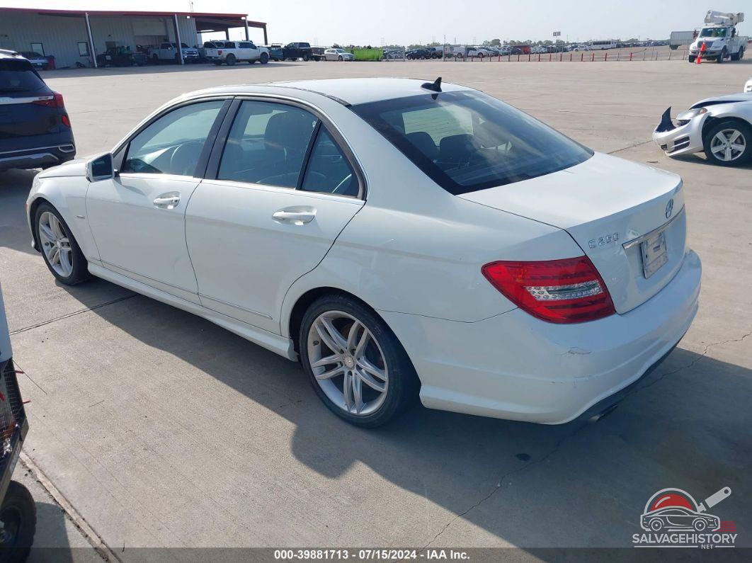 WDDGF4HB0CR195324 2012 MERCEDES-BENZ C 250 photo no. 3