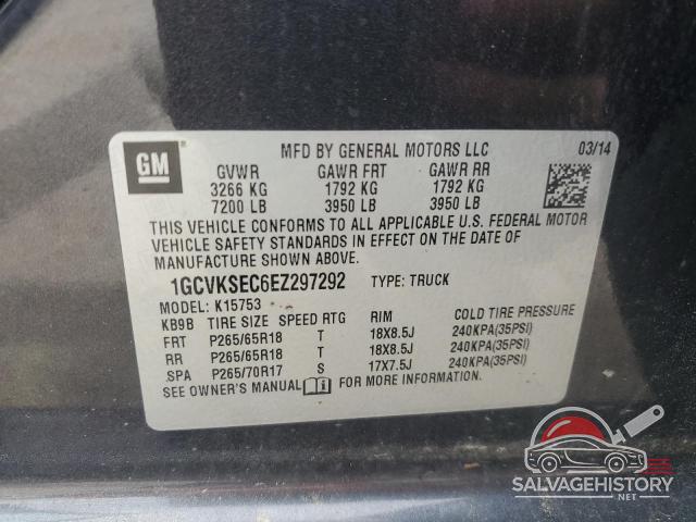 1GCVKSEC6EZ297292 2014 CHEVROLET ALL Models photo no. 12