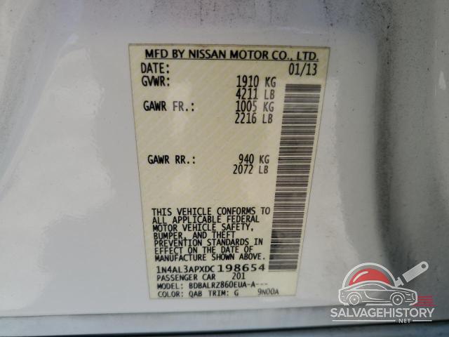 1N4AL3APXDC198654 2013 NISSAN ALTIMA photo no. 12