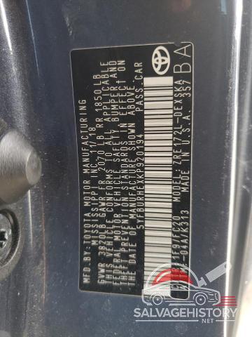 5YFBURHEXKP920194 2019 TOYOTA COROLLA photo no. 12