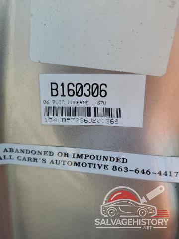 1G4HD57236U201366 2006 BUICK LUCERNE photo no. 13