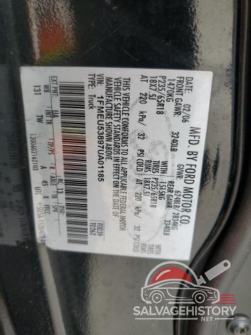 1FMEU53897UA01185 2007 FORD EXPLORER photo no. 12