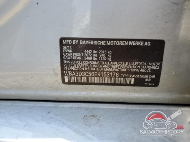 WBA3D3C56EK153176 2014 BMW 3 SERIES photo no. 12