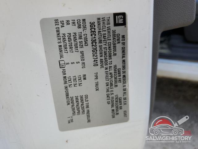 3GCEC13C27G527410 2007 CHEVROLET ALL Models photo no. 12