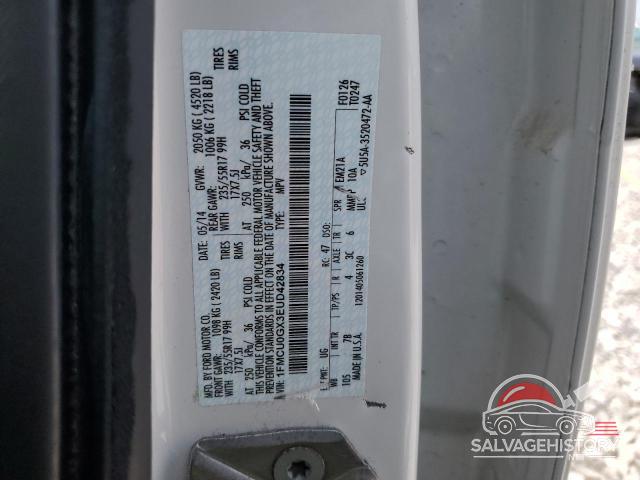 1FMCU0GX3EUD42834 2014 FORD ESCAPE photo no. 13