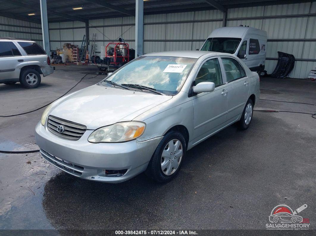 2T1BR32E54C290465 2004 TOYOTA COROLLA photo no. 2