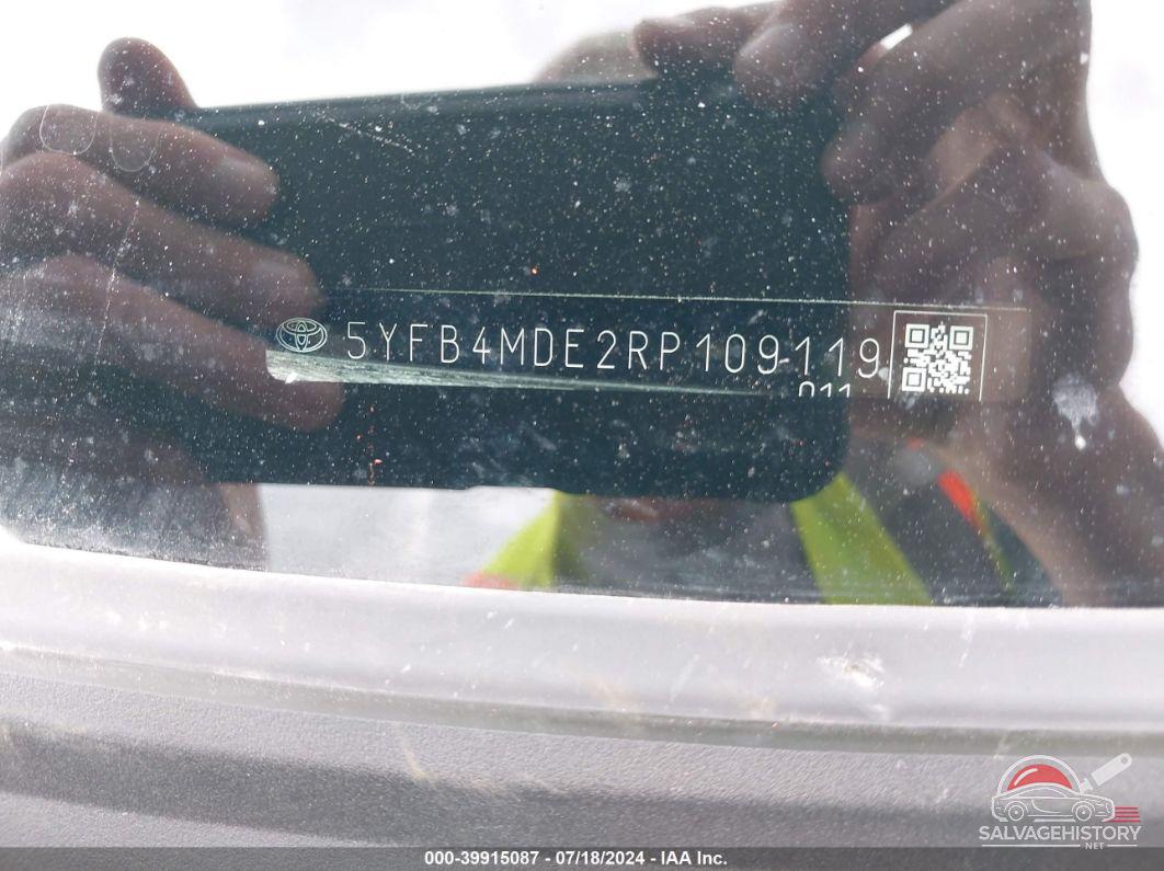 5YFB4MDE2RP109119 2024 TOYOTA COROLLA photo no. 9
