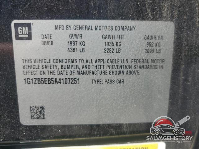 1G1ZB5EB5A4107251 2010 CHEVROLET MALIBU photo no. 12