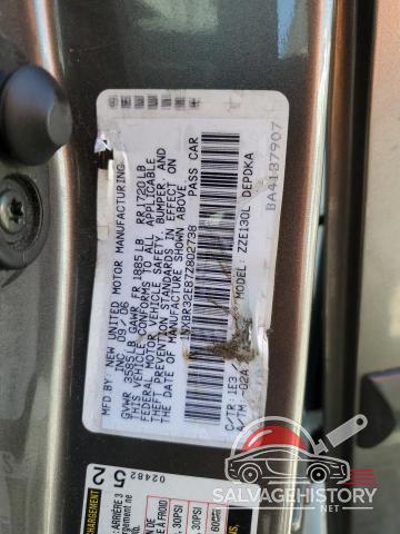 1NXBR32E87Z802738 2007 TOYOTA COROLLA photo no. 12