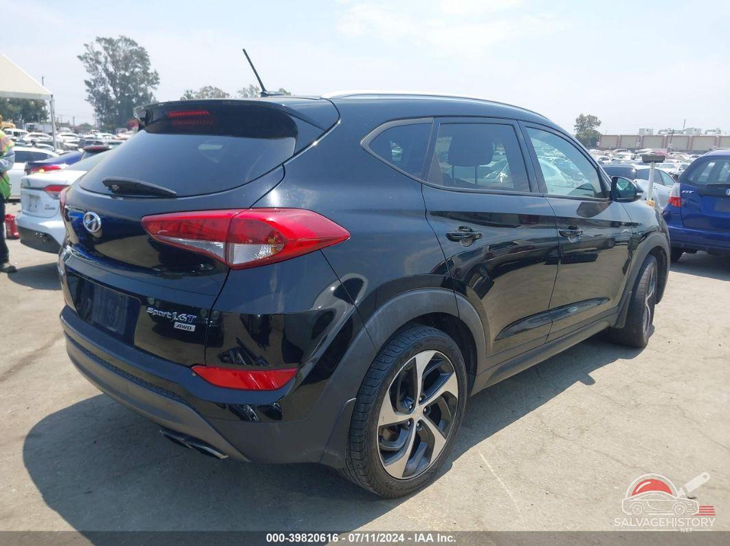 KM8J3CA2XGU161225 2016 HYUNDAI TUCSON photo no. 4