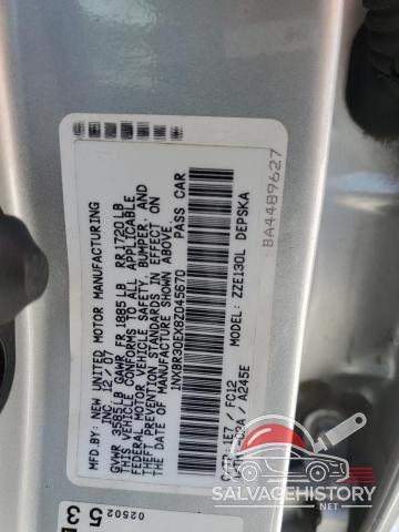 1NXBR30EX8Z045670 2008 TOYOTA COROLLA photo no. 12