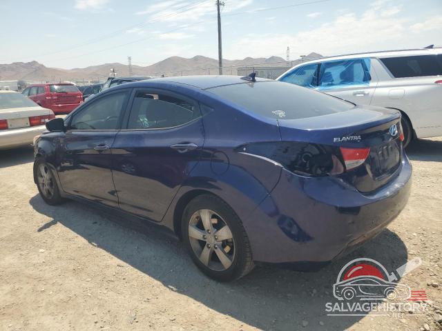 5NPDH4AEXDH345198 2013 HYUNDAI ELANTRA photo no. 2