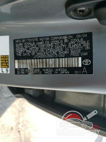 JTDKB20U550131062 2005 TOYOTA PRIUS photo no. 12