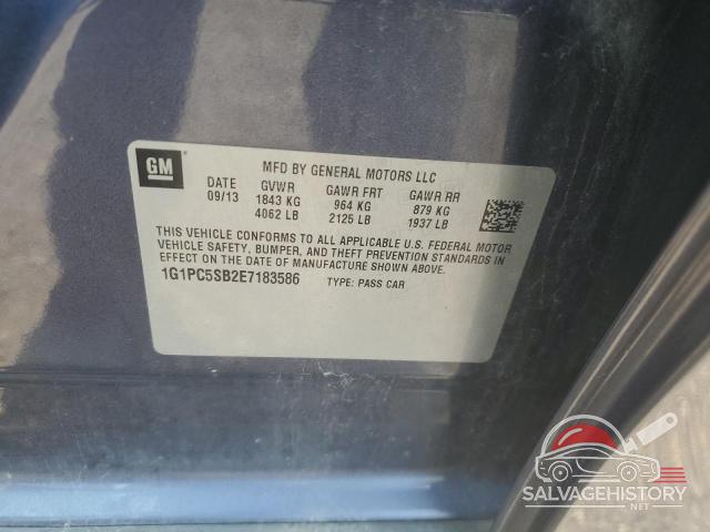 1G1PC5SB2E7183586 2014 CHEVROLET CRUZE photo no. 12