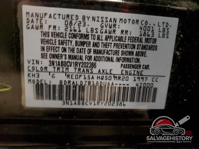 3N1AB8CV1RY202386 2024 NISSAN SENTRA photo no. 12