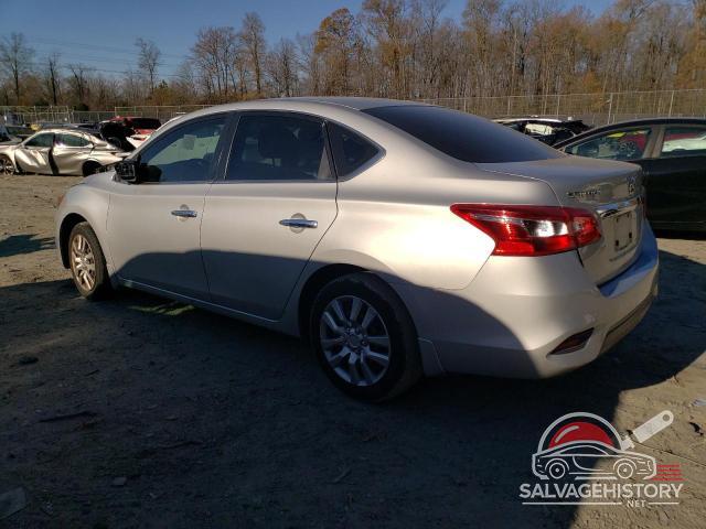 3N1AB7AP8KY393633 2019 NISSAN SENTRA photo no. 2