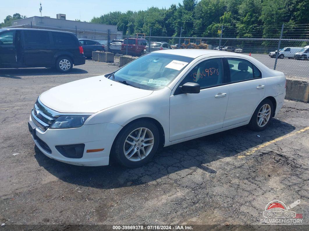 3FAHP0GA5CR287987 2012 FORD FUSION photo no. 2
