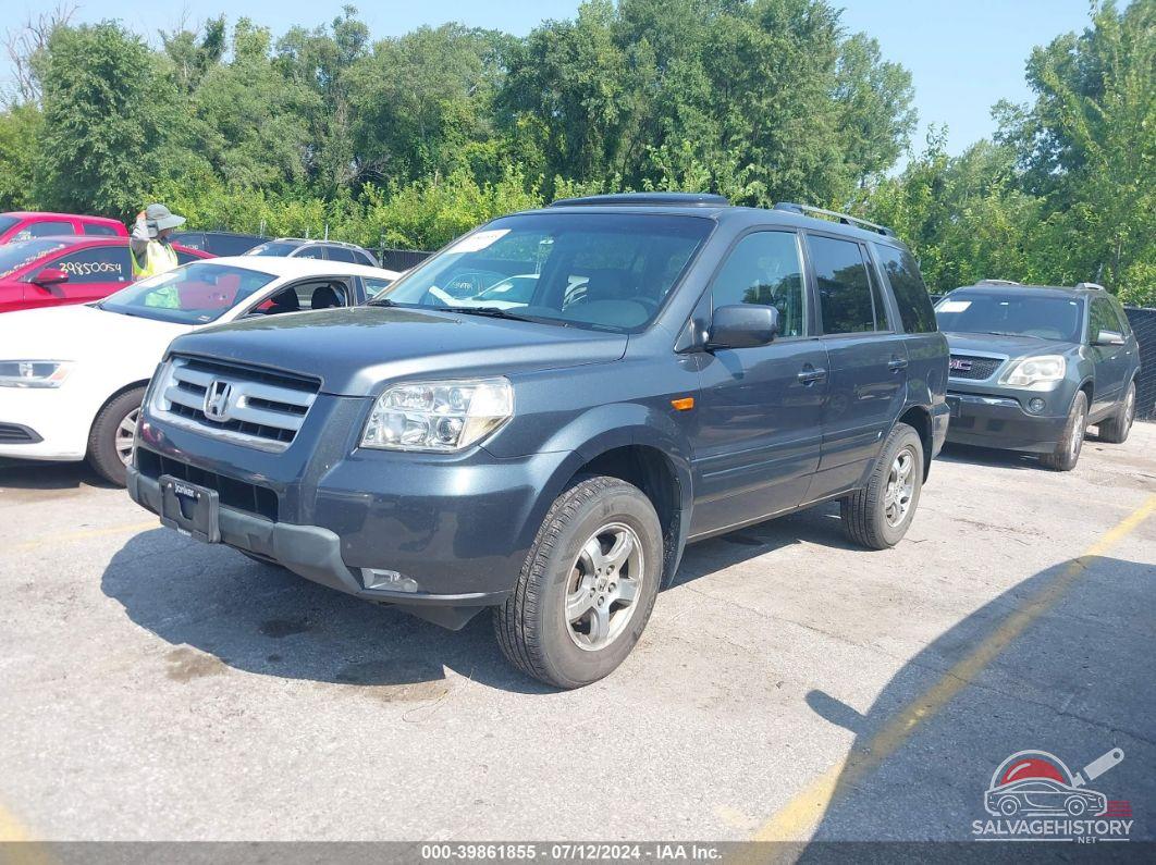 2HKYF18536H002280 2006 HONDA PILOT photo no. 2
