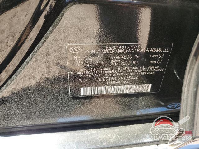 5NPE34AB2FH123444 2015 HYUNDAI SONATA photo no. 12