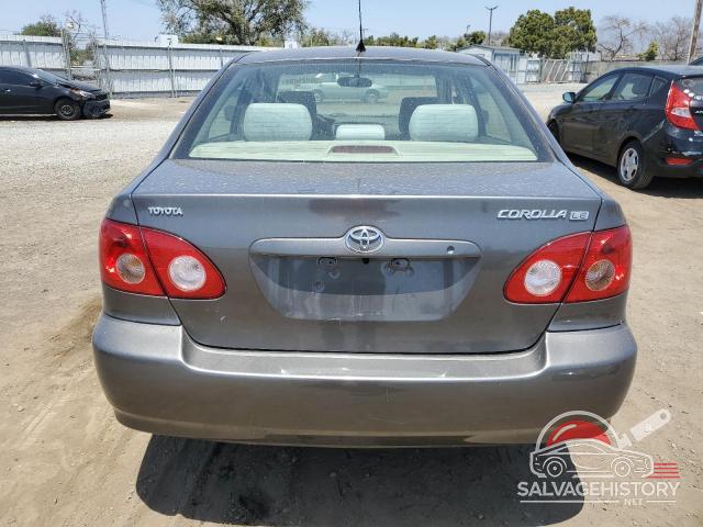 1NXBR32E96Z608735 2006 TOYOTA COROLLA photo no. 6