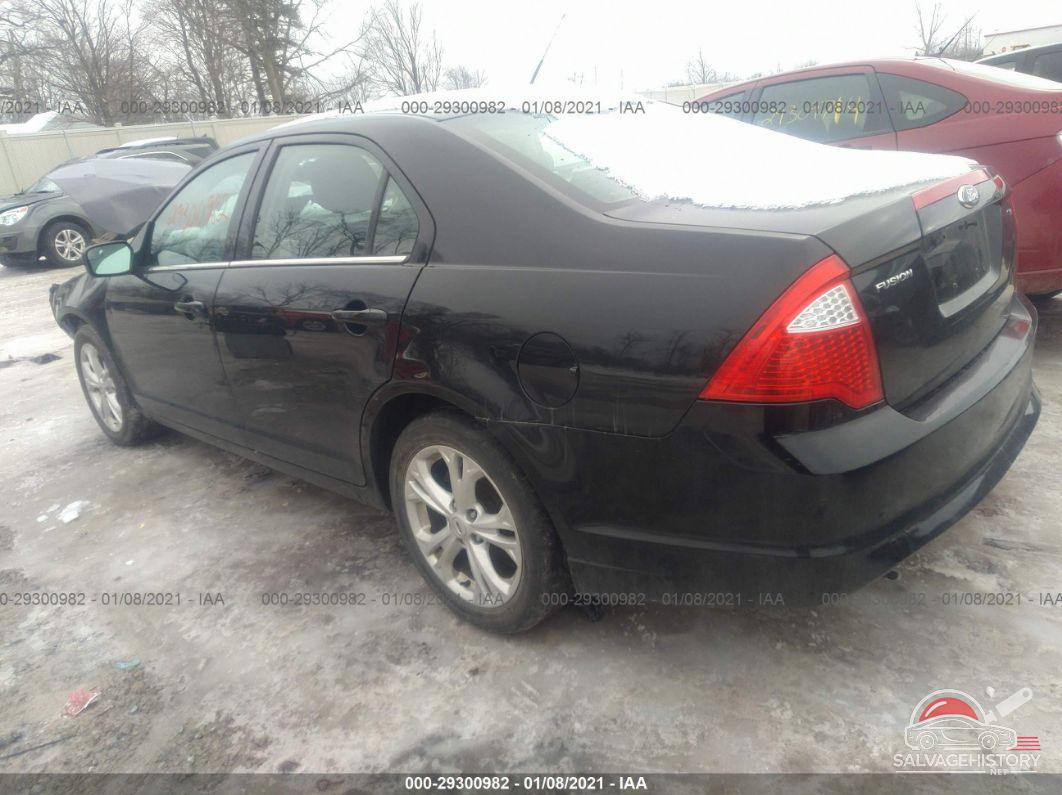 3FAHP0HA7CR170653 2012 FORD FUSION photo no. 3
