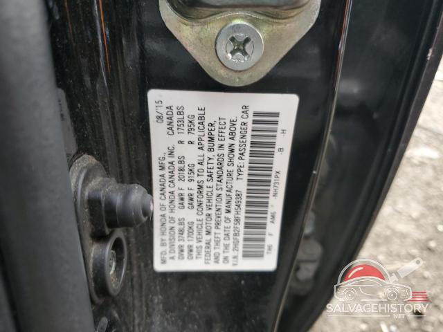 2HGFB2F58FH549387 2015 HONDA CIVIC photo no. 12