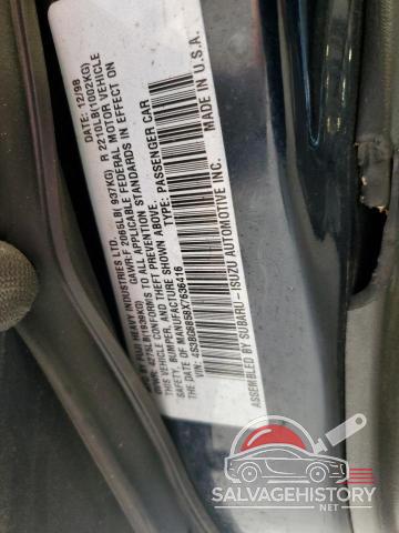 4S3BG6858X7636416 1999 SUBARU LEGACY photo no. 12