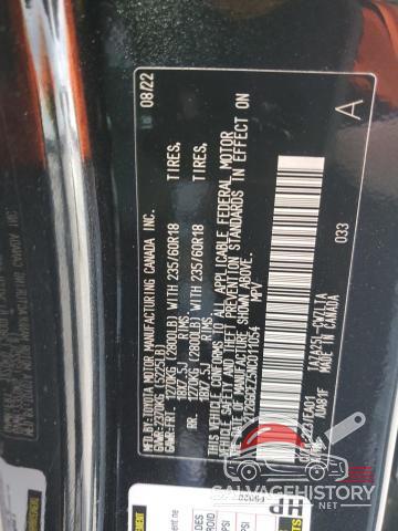 2T2GGCEZ5NC011054 2022 LEXUS NX 350 photo no. 12