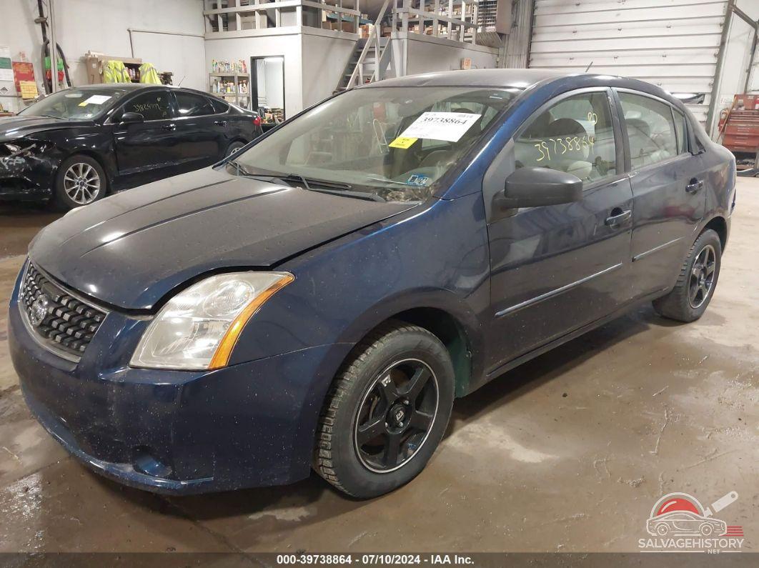 3N1AB61E48L635302 2008 NISSAN SENTRA photo no. 2