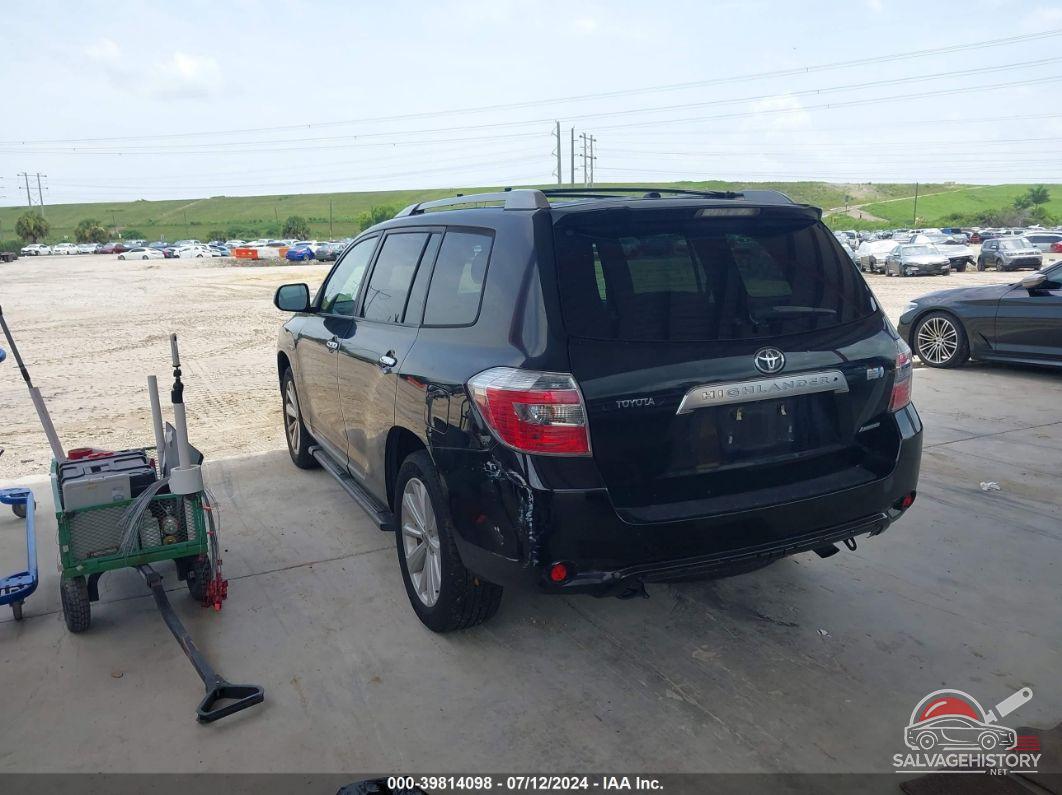 JTEEW44A092037125 2009 TOYOTA HIGHLANDER HYBRID photo no. 3