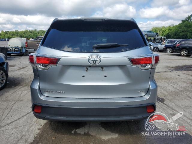 5TDBKRFH5GS323942 2016 TOYOTA HIGHLANDER photo no. 6
