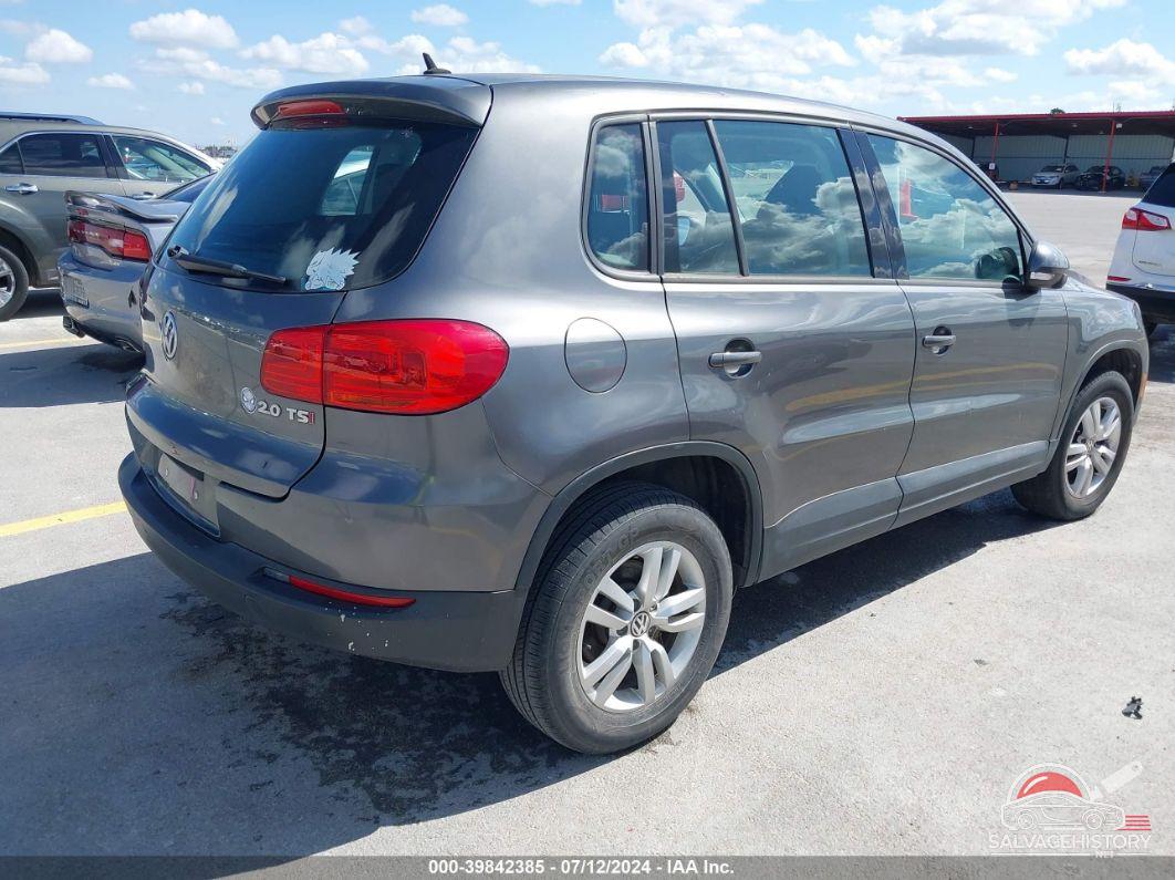WVGAV3AX7EW552811 2014 VOLKSWAGEN TIGUAN photo no. 4