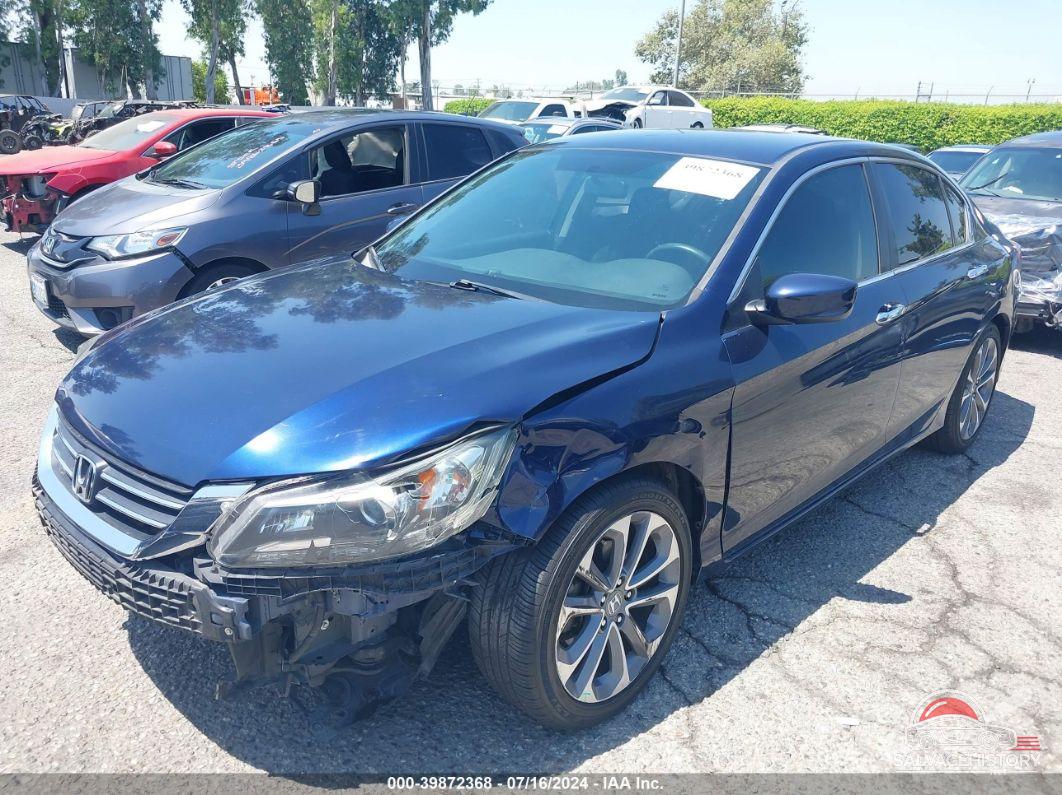 1HGCR2F57EA245933 2014 HONDA ACCORD photo no. 2