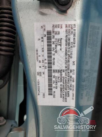 1FAHP3M23CL419013 2012 FORD FOCUS photo no. 12