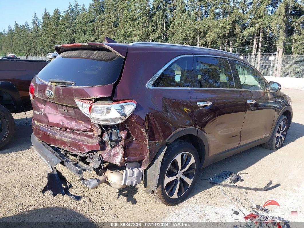 5XYPHDA57HG235431 2017 KIA SORENTO photo no. 4