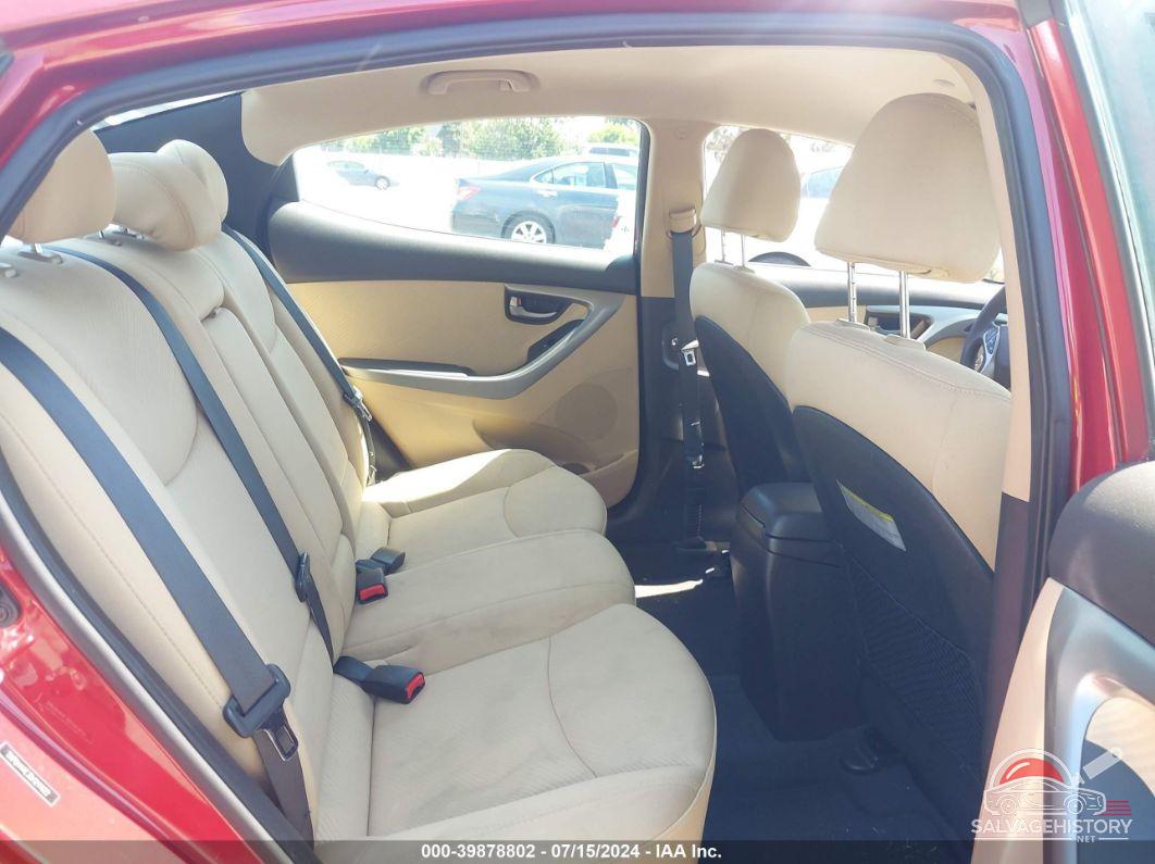 5NPDH4AE3DH241622 2013 HYUNDAI ELANTRA photo no. 8