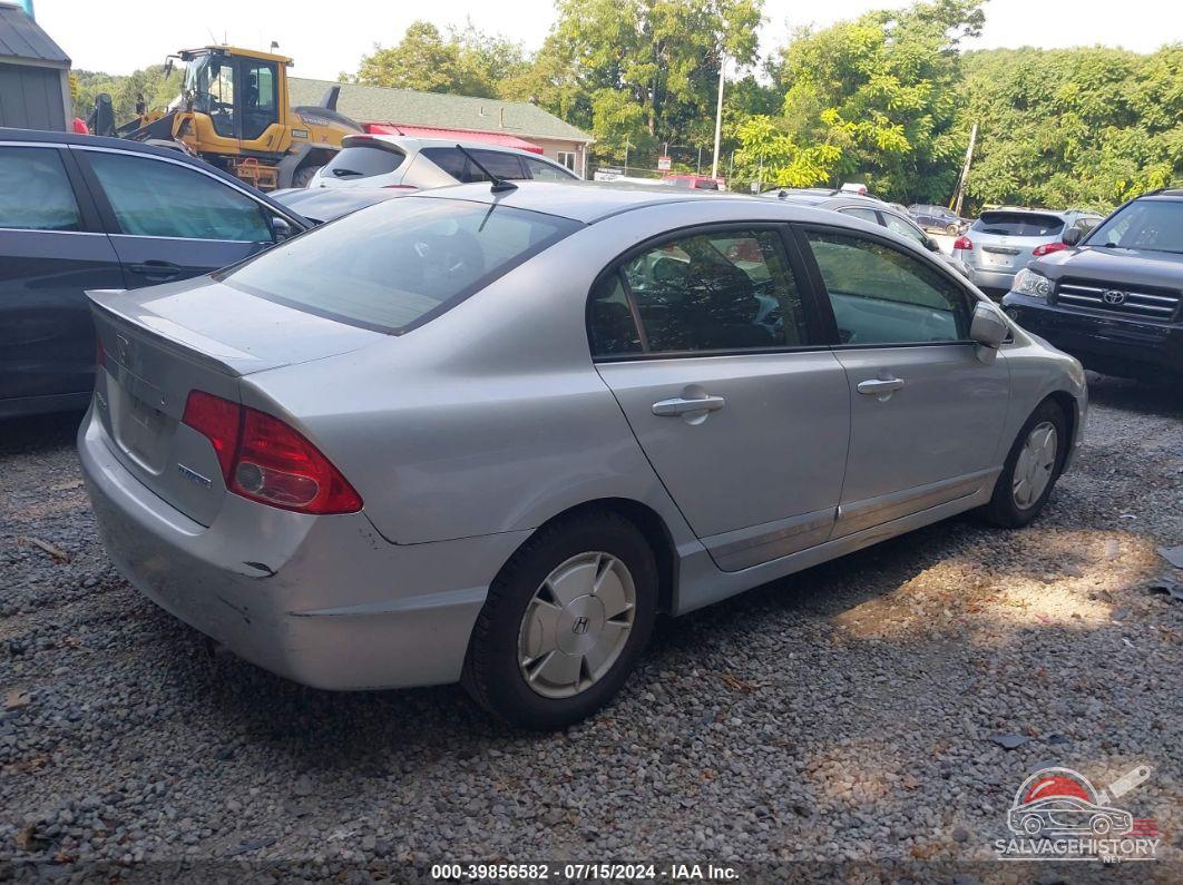 JHMFA36276S003703 2006 HONDA CIVIC HYBRID photo no. 4