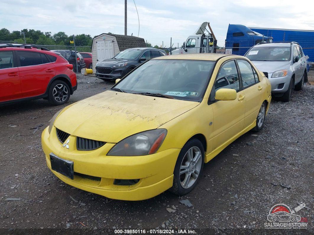 JA3AJ66F74U050763 2004 MITSUBISHI LANCER photo no. 2