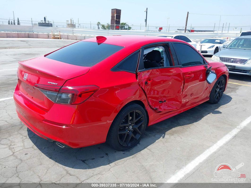 2HGFE2F53NH556866 2022 HONDA CIVIC photo no. 4