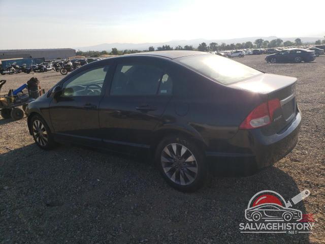 2HGFA15839H504001 2009 HONDA CIVIC photo no. 2