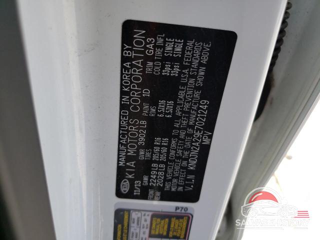 KNDJN2A29E7021249 2014 KIA SOUL photo no. 13