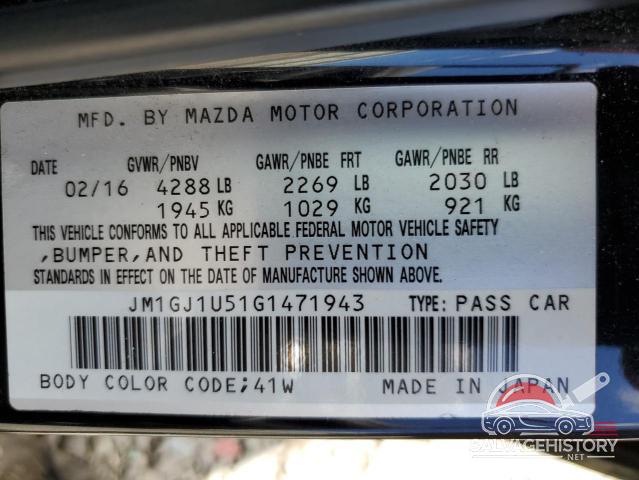 JM1GJ1U51G1471943 2016 MAZDA 6 photo no. 12