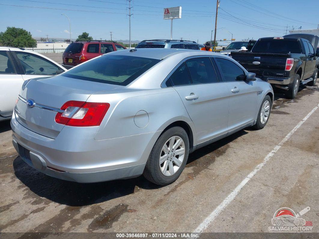 1FAHP2DW9BG180829 2011 FORD TAURUS photo no. 4