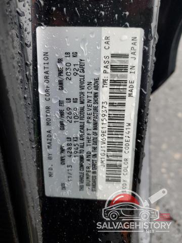 JM1GJ1V69E1159373 2014 MAZDA 6 photo no. 12