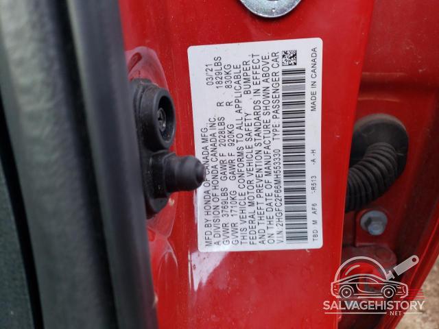 2HGFC2F66MH553330 2021 HONDA CIVIC photo no. 13